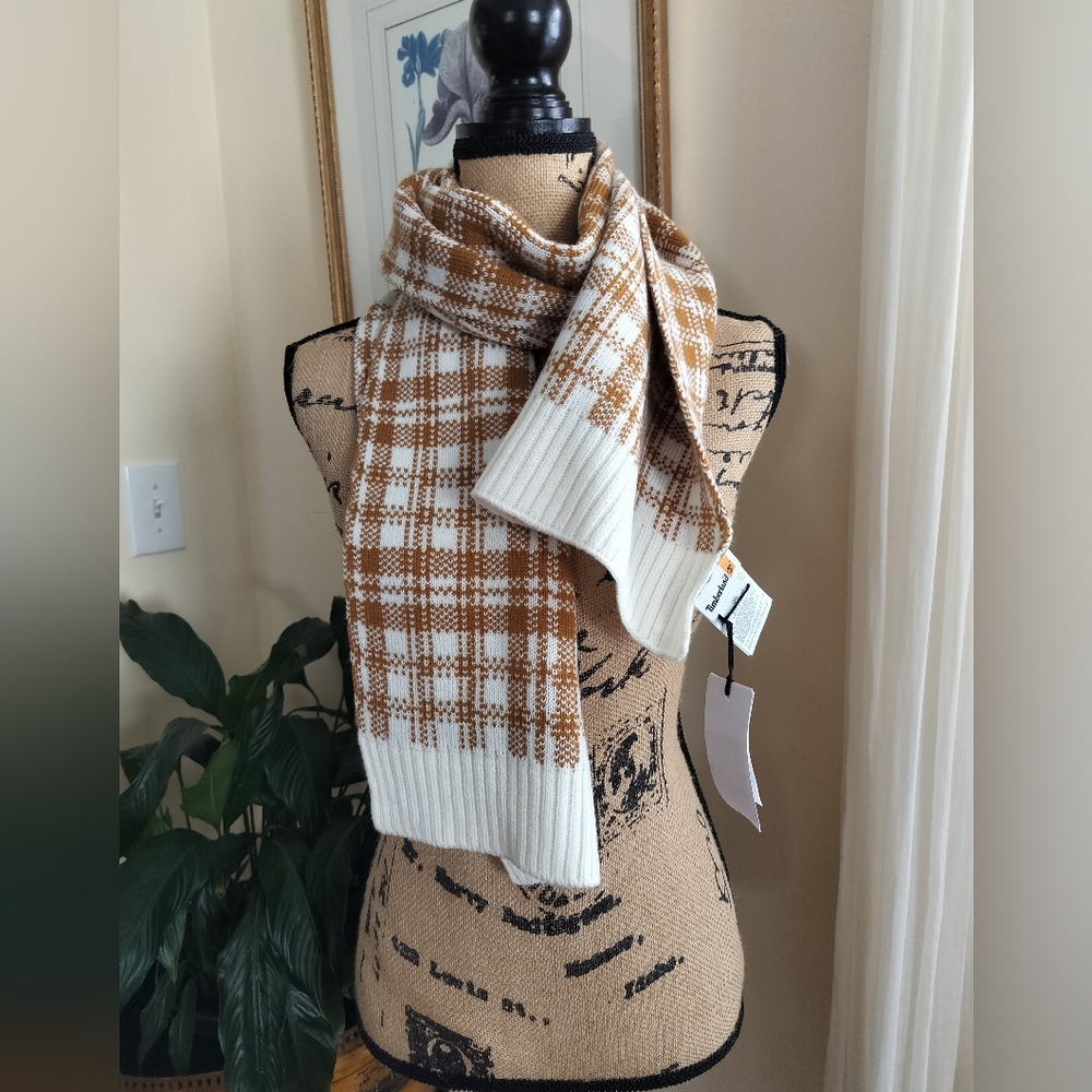 Timberland Buffalo Plaid Scarf Women's
